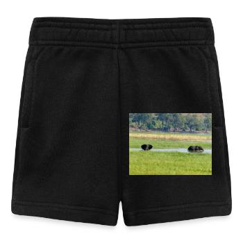 Landscape in Chobe National Park on Sedudu Island - Baby Shorts - black - Front