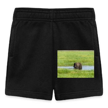 Landschaft im Chobe Nationalpark auf Sedudu - Baby Shorts - Schwarz - Vorne