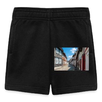 old town of (Altstadt) Goslar Lower Saxony - Baby Shorts - black - Front