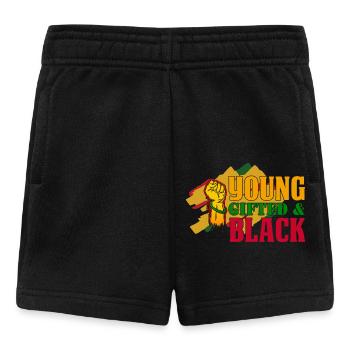 Black History Month Black History American - Baby Shorts - Schwarz - Vorne
