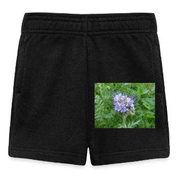 Phacelia en dentelle aussi tanaisie bleue aussi col violon - Short Bébé - noir - Devant