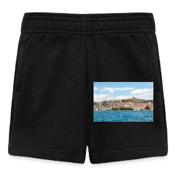 Vue panoramique Primošten Šibenik-Knin Croatie - Short Bébé - noir - Devant