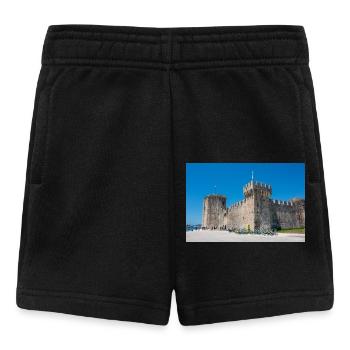 castle and fortress Kamerlengo (Kaštel Kamerlengo) - Baby Shorts - black - Front