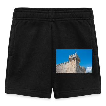 castle and fortress Kamerlengo (Kaštel Kamerlengo) - Baby Shorts - black - Front
