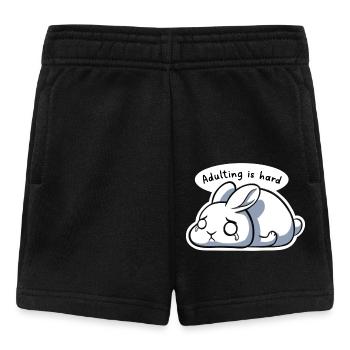 Adulting is hard - Baby Shorts - black - Front