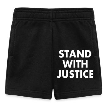 Stand with justice - Short Bébé - noir - Devant