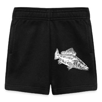 Predator Zander pour les pêcheurs amateurs de carnassiers - Short Bébé - noir - Devant