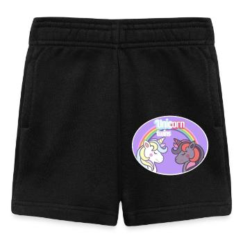 Unicorn Twins - Baby Shorts - black - Front