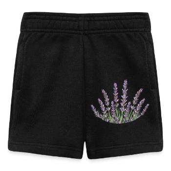 Lavendelhalme Lavendel - Baby Shorts - Schwarz - Vorne