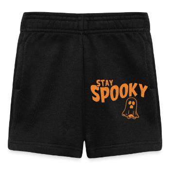Stay Spooky Halloween Ghost - Baby Shorts - black - Front
