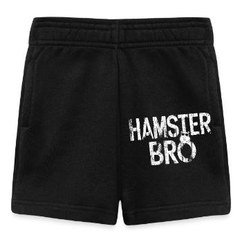 Un design amusant pour les amateurs de hamsters - Short Bébé - noir - Devant
