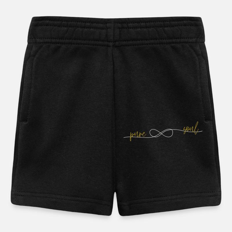 PureSoul Lying Huitième Or Blanc - Short Bébé - noir