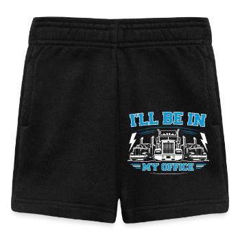 Ich werde in meinem Büro sein - Baby Shorts - Schwarz - Vorne