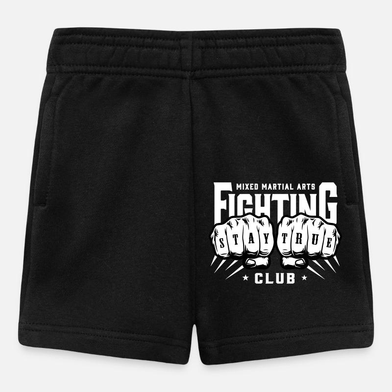 combats mixtes - Short Bébé - noir