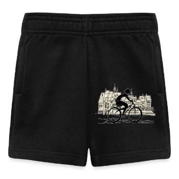 Radfahrer - Baby Shorts - Schwarz - Vorne