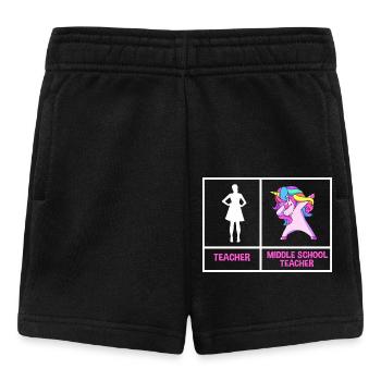 Middle School Teachers - Baby Shorts - black - Front