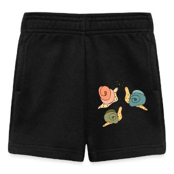Schnecken - Baby Shorts - Schwarz - Vorne