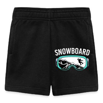 Snowboard Snowboard Vacances snowboard Snowboarders - Short Bébé - noir - Devant