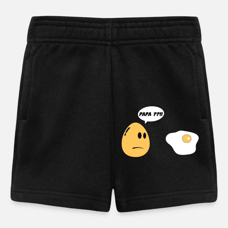 Egg Daddy - Baby Shorts - black