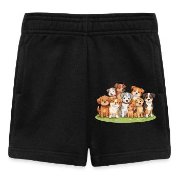 Une meute de chiens - Short Bébé - noir - Devant