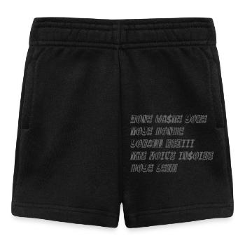 JONE WASTE YORE TOYE MONME YORALL REDIII THE VOICE - Baby Shorts - Schwarz - Vorne