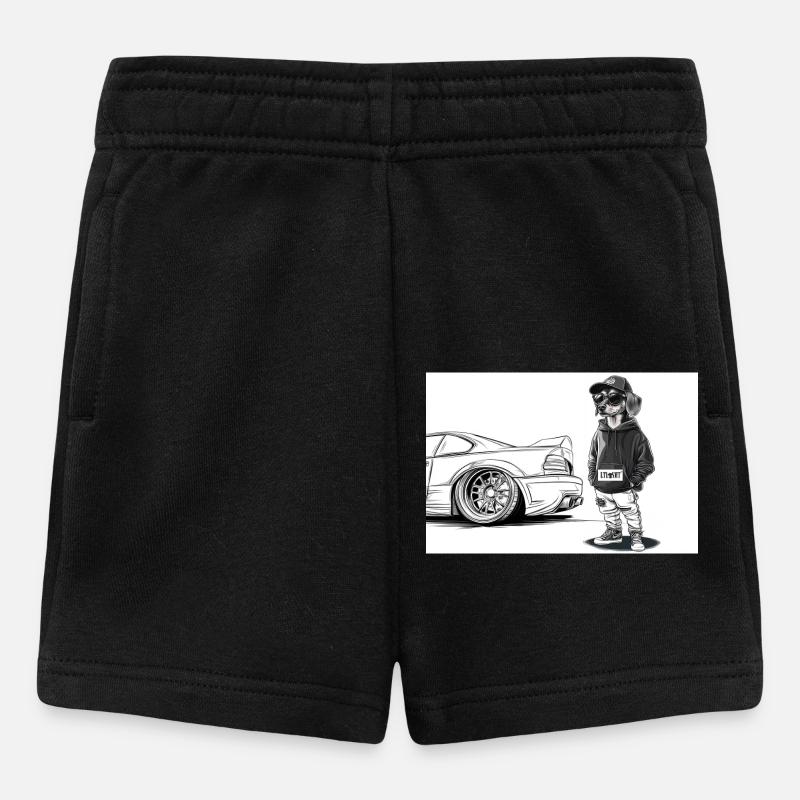 Teckel accordeur - Short Bébé - noir