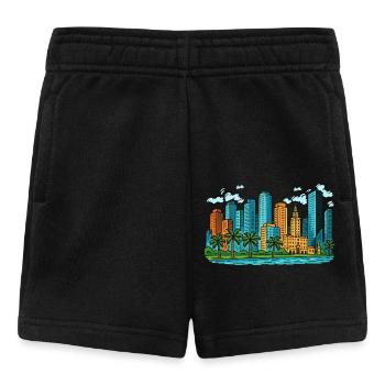 Ville de Miami - Short Bébé - noir - Devant