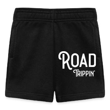 Ambiance d’aventure en road trip - Short Bébé - noir - Devant