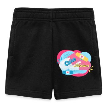 Cure Ableism Colorful Background Pills Patch - Baby Shorts - black - Front