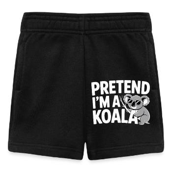 Pretend I’m a Koala - Baby Shorts - Schwarz - Vorne