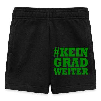 KEIN GRAD WEITER - Baby Shorts - Schwarz - Vorne