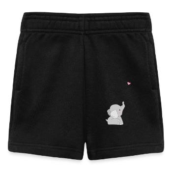 Eddi Elefant - présent - idée présente - Short Bébé - noir - Devant