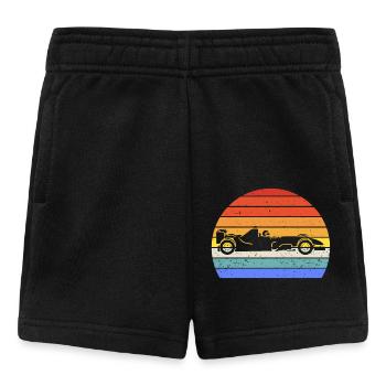 Vintage Retro Formula Car Racing Car V - Short Bébé - noir - Devant