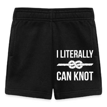I Literally Can Knot I - Baby Shorts - Schwarz - Vorne