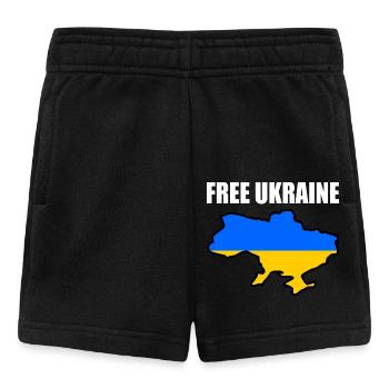 Free ukraine - Baby Shorts - Schwarz - Vorne
