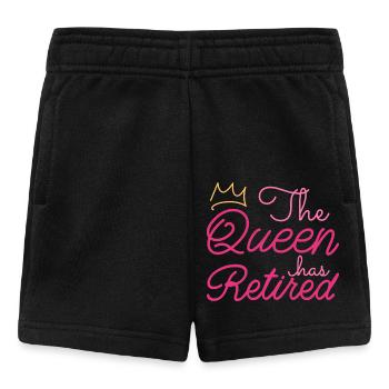 Retired Woman Queen Has Retired IV - Baby Shorts - black - Front