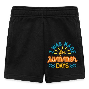 I Was Made For Summer Days I - Baby Shorts - black - Front