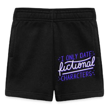 Bookworm - I Only Date Fictional Characters I - Baby Shorts - black - Front