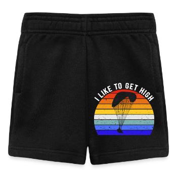 Paragliding Lover - I Like To Get High II - Baby Shorts - black - Front