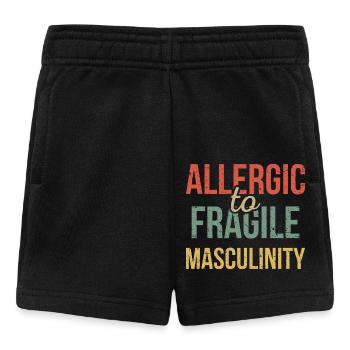 Allergique à la masculinité fragile III - Short Bébé - noir - Devant