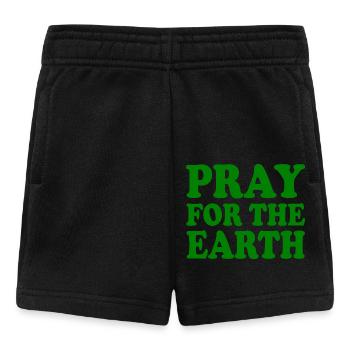 Pray for the earth - Short Bébé - noir - Devant