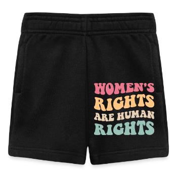 Les droits des femmes sont des droits de l’homme V - Short Bébé - noir - Devant
