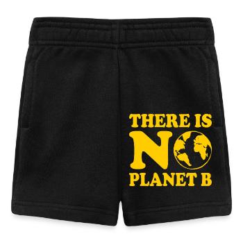 There is no planet b - Short Bébé - noir - Devant