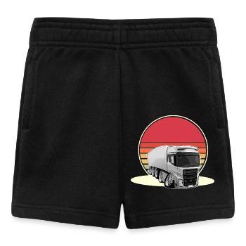 LKW Fahrer - Baby Shorts - Schwarz - Vorne