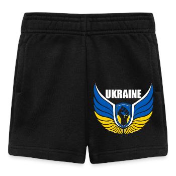 Logo de l’Ukraine - Short Bébé - noir - Devant
