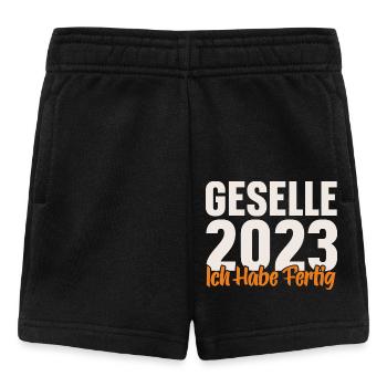 Geselle 2023 Gesellenprüfung - Baby Shorts - Schwarz - Vorne