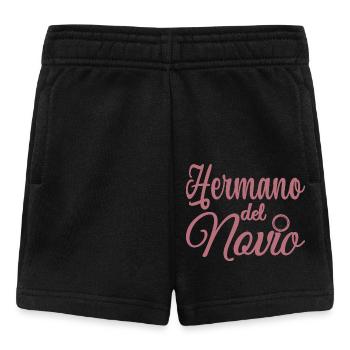 Cadeau de mariage frère du marié Hermano del Novio Groom - Short Bébé - noir - Devant