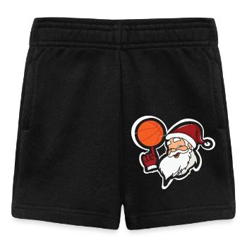 Basketball Basketball Père Noël - Short Bébé - noir - Devant