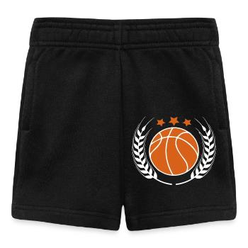 Basketball Basketballer - Baby Shorts - Schwarz - Vorne