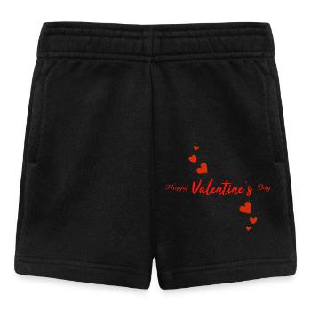Joyeuse Saint-Valentin - Short Bébé - noir - Devant
